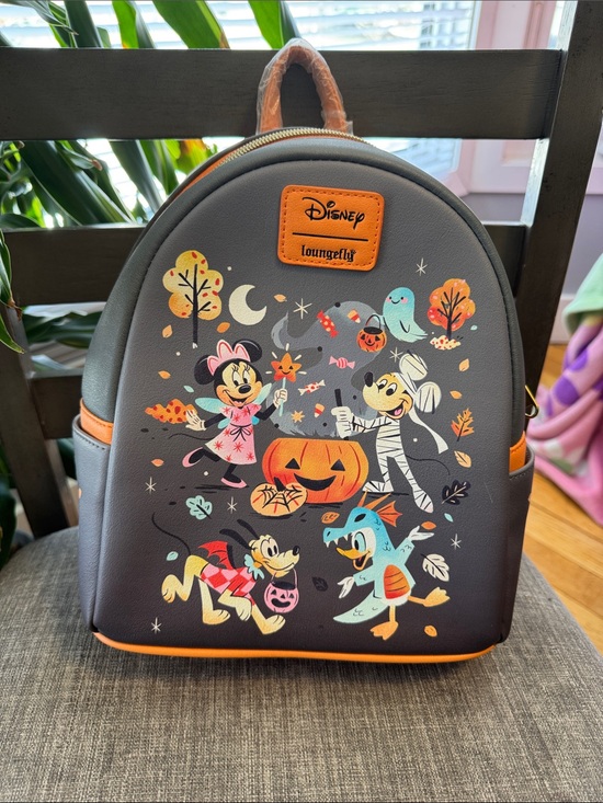 Loungefly Handbags - Loungefly Disney Mickey And Friends Halloween Bash Mini Backpack-NEW